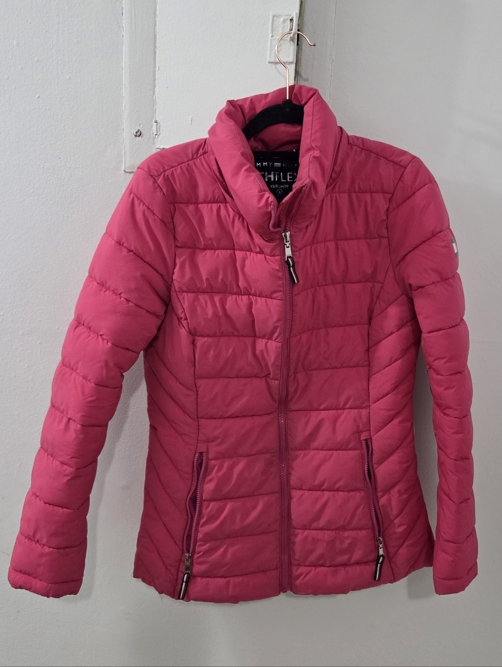 Tommy Hilfiger Pink Puffer Jacket